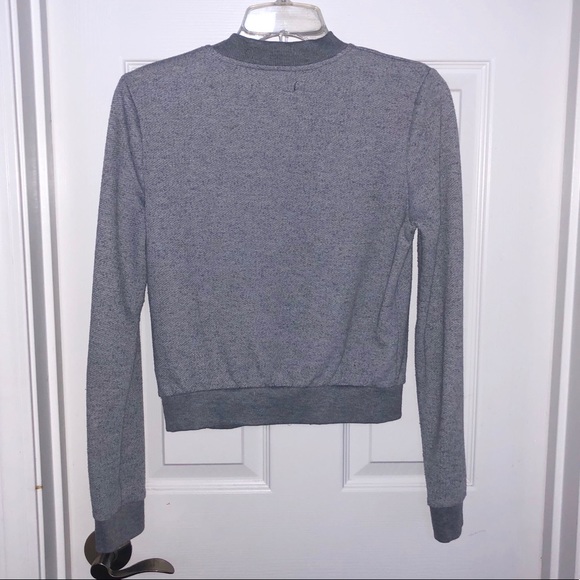 Gray Bomber Jacket - Picture 5 of 5